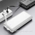 10000mAh Power Bank with Four Built-in Charge Cables